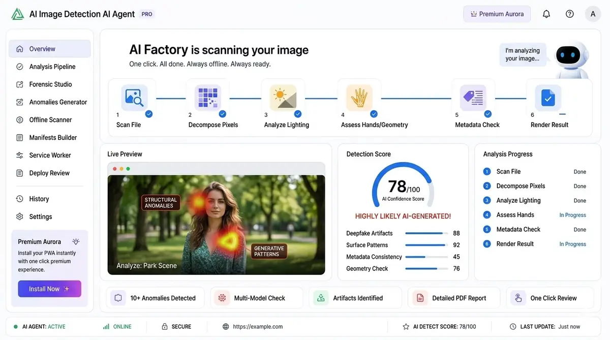 AI product research dashboard — example of the AI tool dashboard software